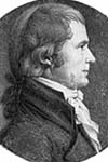 John Marshall: Engraving with ink and ink wash, by Charles-Balthazar-Julien Fevret de Saint-Mmin, 1808