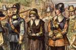 Mary Dyer led to 
execution on Boston Common