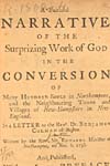 A Faithful Narrative of the Surprising
Work of God in the Conversion of Many Hundred Souls