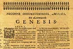 The Holy Bible: 

Containing the Old Testament and the New,Translated into the Indian 

Language. . . . [right page]